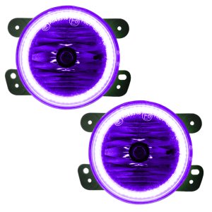 Jeep Wrangler Fog Light Halo Kit - ORACLE Lighting - UV/Purple - `07-`17